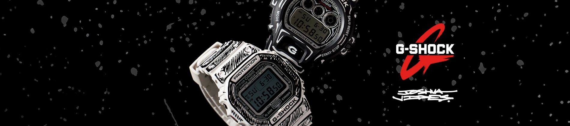 G SHOCK x Joshua Vides, czyli zegarki, które wyglądają jak rysunek