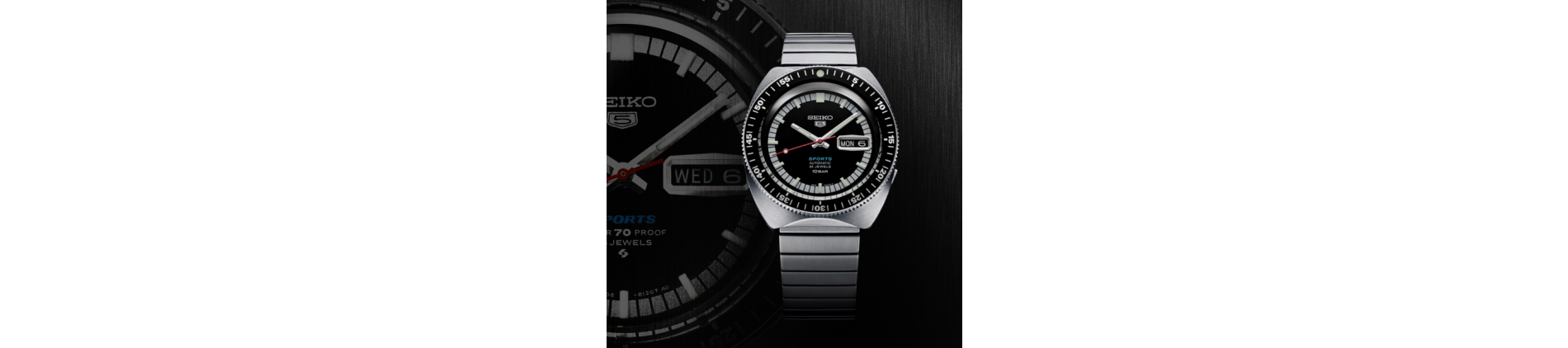 Reedycja pierwszego modelu 5 Sports - Seiko 5 Sports 55th Anniversary Limited Edition SRPK17K1