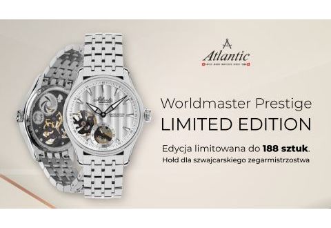 Atlantic Worldmaster Prestige Manufacture LE 188 - limitowany szwajcarski zegarek dla kolekcjonerów i miłośników klasyki