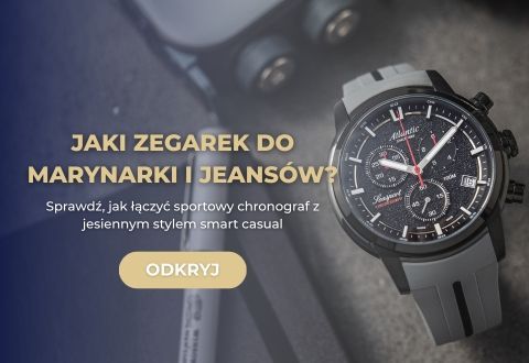 Zegarek na jesień, który pasuje do marynarki i sneakersów. Atlantic Seasport Chronograph
