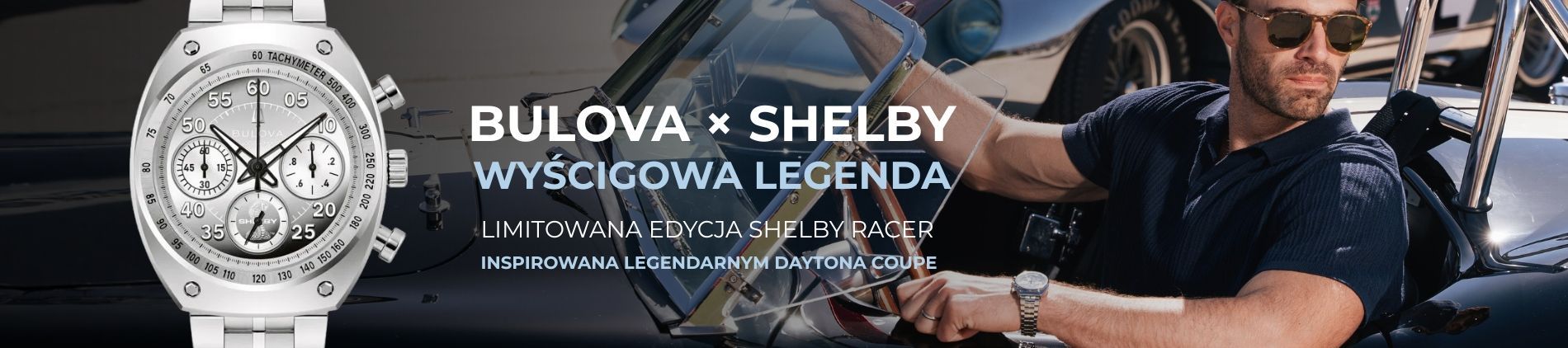 Nie musisz mieć Shelby w garażu. Teraz możesz mieć BULOVA Shelby 96K118 na nadgarstku