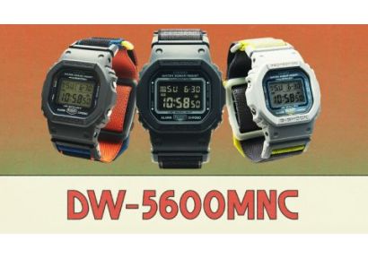 G-SHOCK DW-5600MNC w Time Trend - wstrząsoodporność, pasek stretch i zapięcie FIDLOCK®