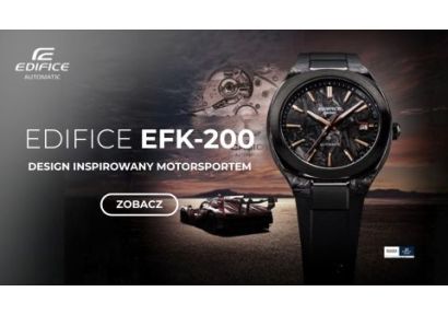 EDIFICE EFK-200 - nowa kolekcja automatycznych zegarków męskich inspirowanych motorsportem