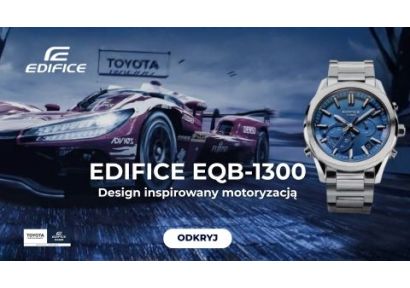EDIFICE EQB-1300 – inteligentny chronograf dla mężczyzn, którzy lubią szybkość, precyzję i styl
