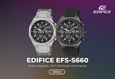 CASIO EDIFICE EFS-S660 - od T-shirtu po marynarkę. Nowość na jesień