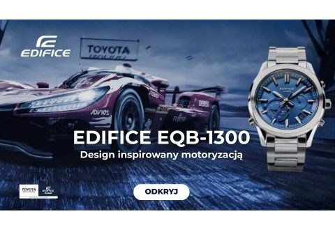 EDIFICE EQB-1300 – inteligentny chronograf dla mężczyzn, którzy lubią szybkość, precyzję i styl