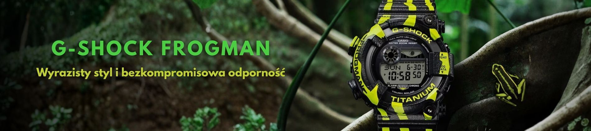 G-SHOCK FROGMAN GW-8200TPF-1ER – drapieżny styl i profesjonalna funkcjonalność w limitowanej edycji