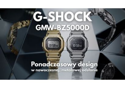 G-SHOCK GMW-BZ5000 FULL METAL – kultowa seria 5000 w nowej technologicznej odsłonie