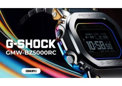 CASIO G-SHOCK GMW-BZ5000RC-1 – futurystyczny G-SHOCK Full Metal stworzony z udziałem AI