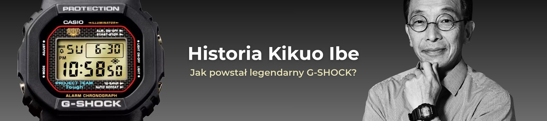 Kikuo Ibe: jak jedno marzenie doprowadziło do powstania G-SHOCKA