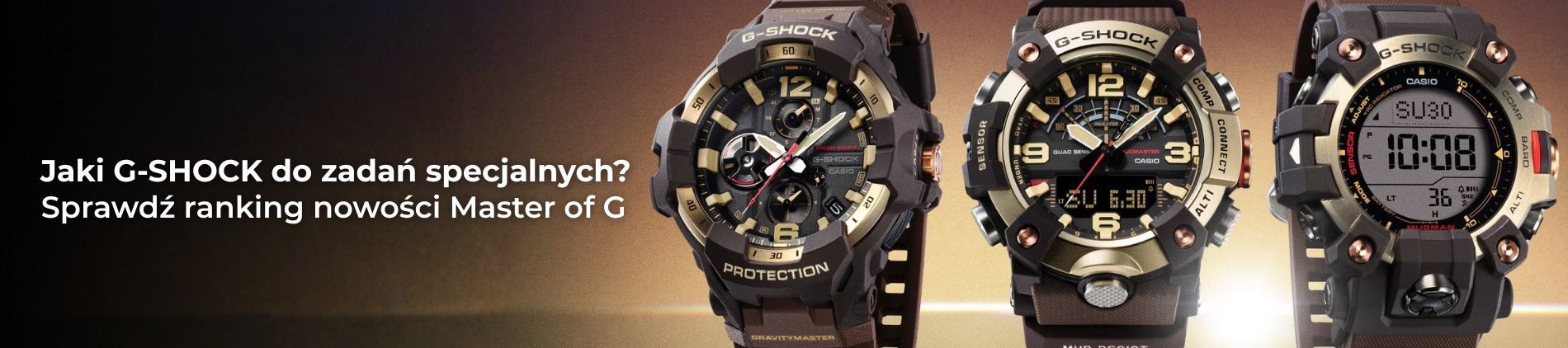 Jaki G-SHOCK wybrać do zadań specjalnych? Ranking nowości G-SHOCK Master of G 2026