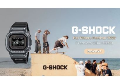 G-SHOCK na Hel Riders Festival 2026. Premiera modelu GBX-H5600 i testy wytrzymałości nad Bałtykiem