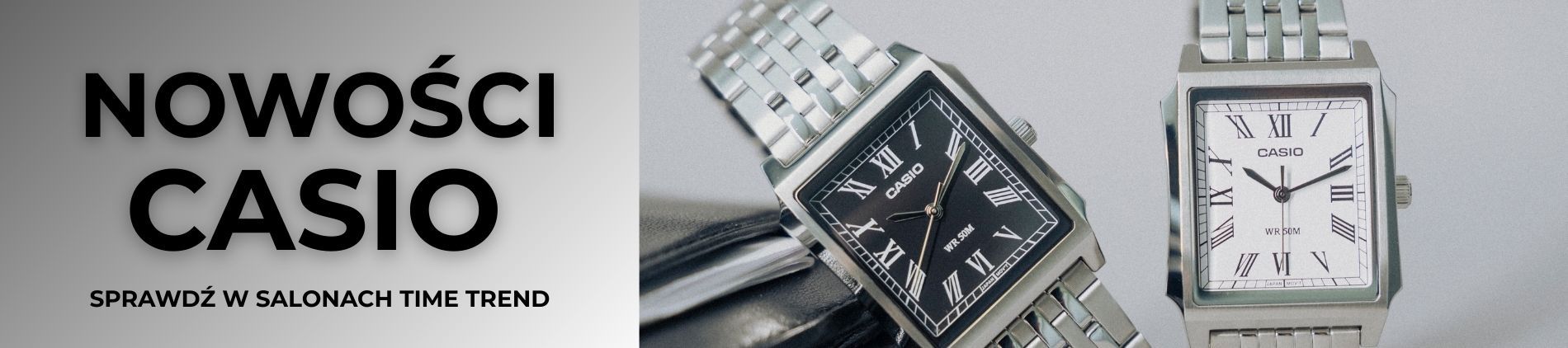 Nowości Casio w salonach Time Trend – odkryj zegarki damskie i męskie
