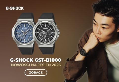 Ten G-SHOCK pasuje nie tylko do bluzy. Nowy GST-B1000 wchodzi w sezon jesień 2026