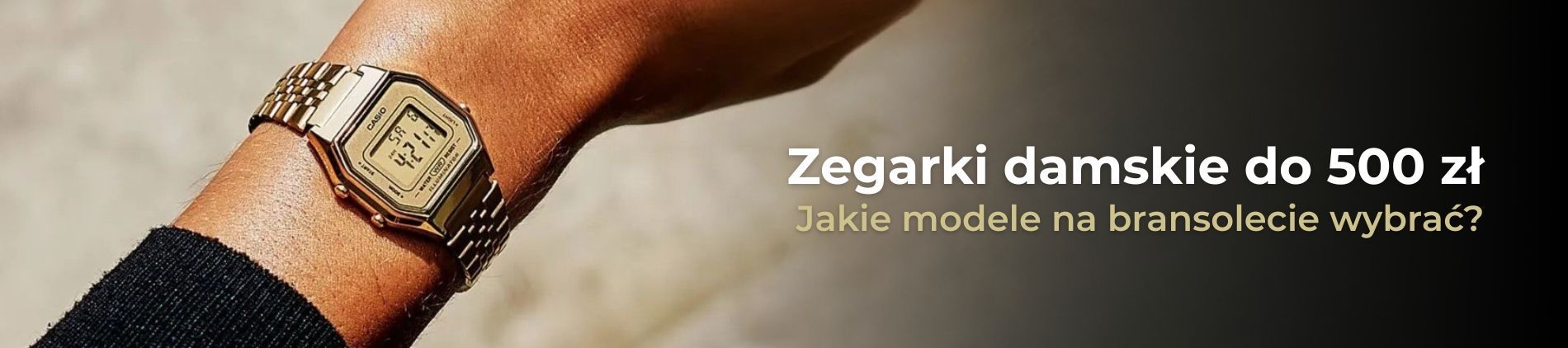 Zegarki damskie na bransolecie do 500 zł - jakie wybrać?