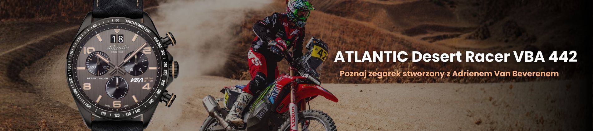 Atlantic Desert Racer VBA 442 Limited Edition – wyjątkowa współpraca z Adrienem Van Beverenem