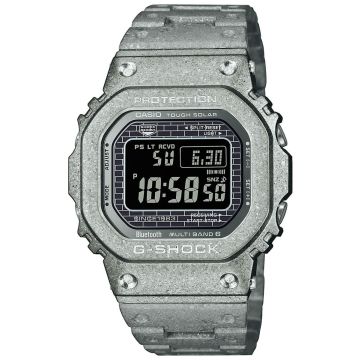 zegarek męski G-Shock GMW-B5000PG-9ER 40 anniversary full metal w srebrnym kolorze, cyfrowy wyświetlacz