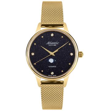 ATLANTIC Elegance Moonphase Aventurine 30230.45.59MB