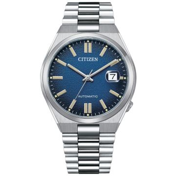 Zegarek męski z niebieską tarczą Citizen Tsuyosa NJ0151-88L