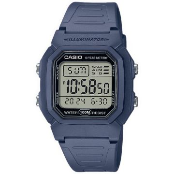 Niebieski sportowy zegarek Casio W-800H-2AVES