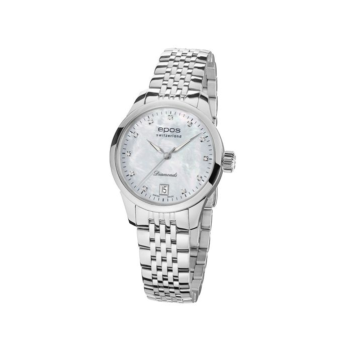 Elegancki damski zegarek na bransolecie z diamentami Epos Ladies 4426.132.20.80.30 Elegancki damski zegarek na bransolecie z diamentami Epos Ladies 4426.132.20.80.30