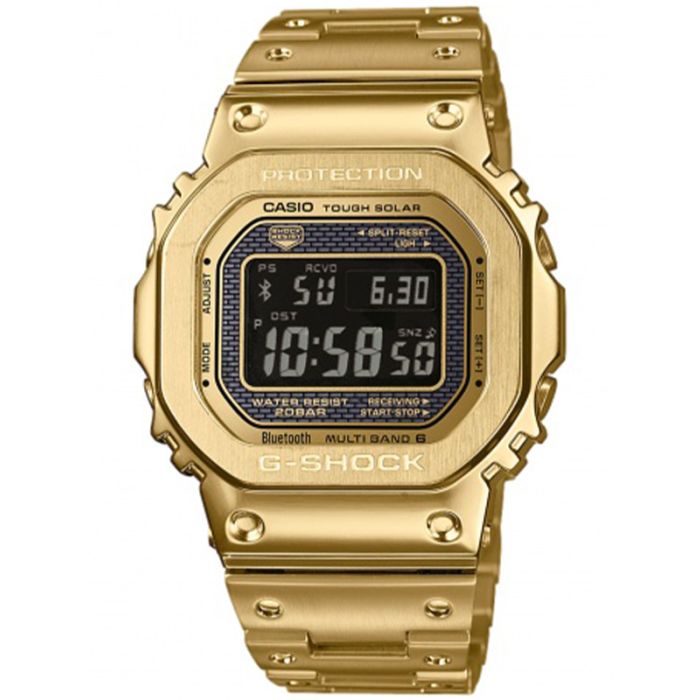 Złoty zegarek na stalowej bransolecie G-Shock G-Steel Premium GMW-B5000GD-9ER Złoty zegarek na stalowej bransolecie G-Shock G-Steel Premium GMW-B5000GD-9ER
