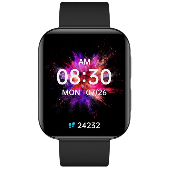 czarny smartwatch GARETT GRC MAXX BLACK na pasku