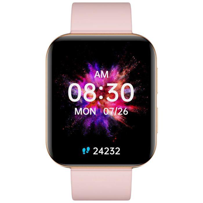 smartwatch GARETT GRC MAXX GOLD na różowym pasku smartwatch GARETT GRC MAXX GOLD na różowym pasku