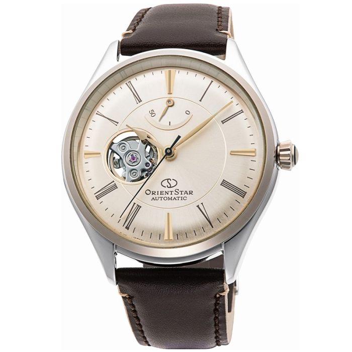 Zegarek męski ORIENT STAR Classic Semi Skeleton na skórzanym pasku RE-AT0201G00B Zegarek męski ORIENT STAR Classic Semi Skeleton na skórzanym pasku RE-AT0201G00B