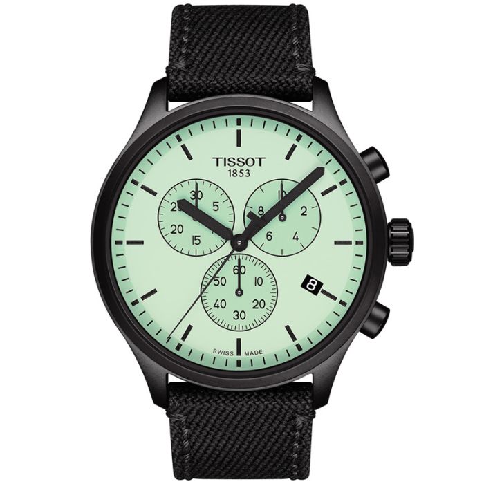 Zegarek męski z zieloną tarczą TISSOT Chrono XL T116.617.37.091.00