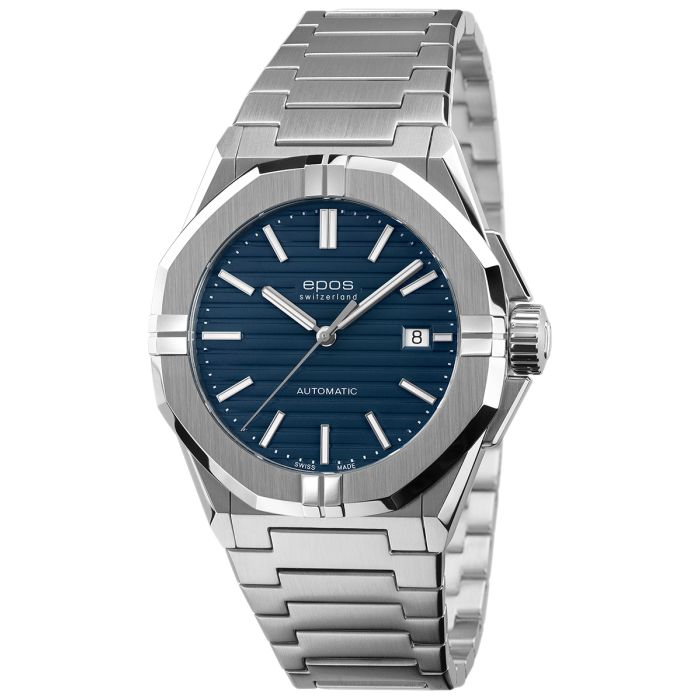 Zegarek męski z niebieską tarczą Epos Sportive 3506.132.20.16.30 Zegarek męski z niebieską tarczą Epos Sportive 3506.132.20.16.30