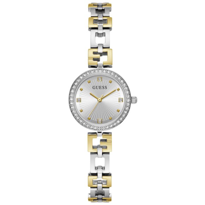 Elegancki zegarek damski z krystzałkami Guess GW0656L1
