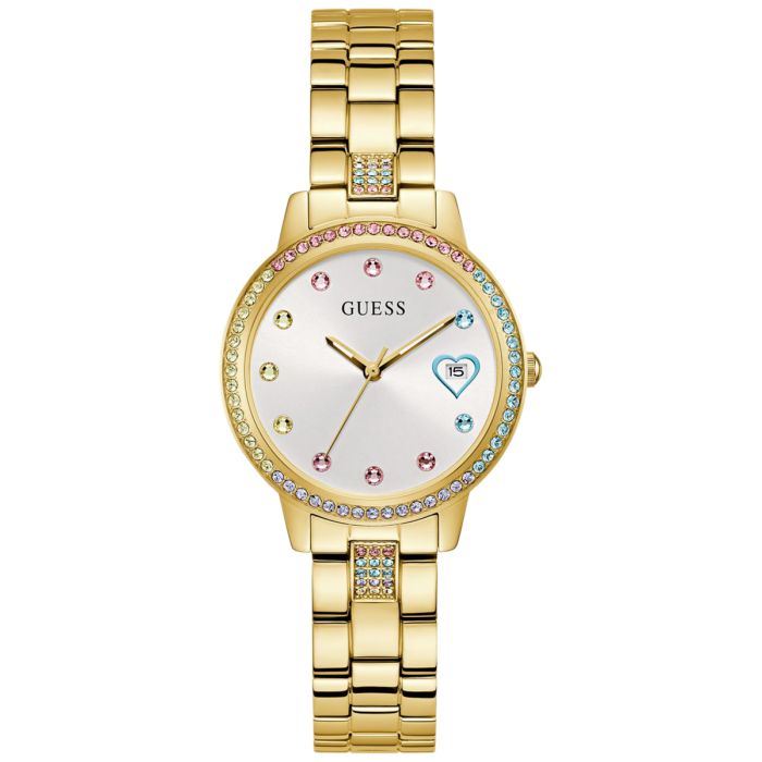 Zegarek damski GUESS GW0657L2 zdobiony kryształkami Zegarek damski GUESS GW0657L2 zdobiony kryształkami