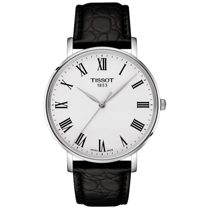 Klasyczny zegarek męski na pasku Tissot Everytime T143.410.16.033.00