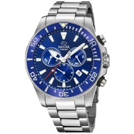 JAGUAR Orologio Executive J872/1 - Cassa Blu 46,5mm, Cinturino In Acciaio, Vetro Zaffiro E Cronografo