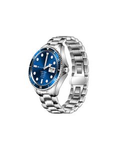 GARETT MEN OCEAN RT SREBR-NIEB, STALOWY