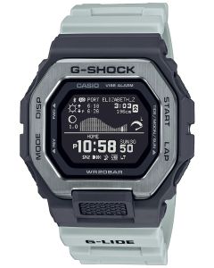 zegarek męski G-Shock G-Lide GBX-100TT-8ER szary pasek z biomasy oraz czarno-srebrna koperta, cyfrowy wyświetlacz