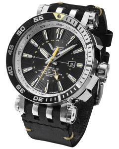 Sportowy zegarek męski Vostock Europe NH34-575A718 na czarnym pasku