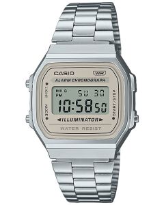 Zegarek Casio Vintage A168WA-8AYES z beżową tarczą