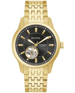 BULOVA Classic Open Heart Automatic 97A168 OUTLET