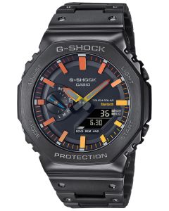 Czarny zegarek męski G-Shock na bransolecie G-SHOCK Full Metal Octagon GM-B2100BPC-1AER Bluetooth