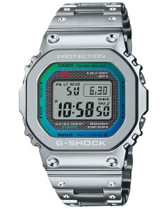 srebrny zegarek na bransolecie G-Shock Premium G-Steel Bluetooth GMW-B5000PC-1ER