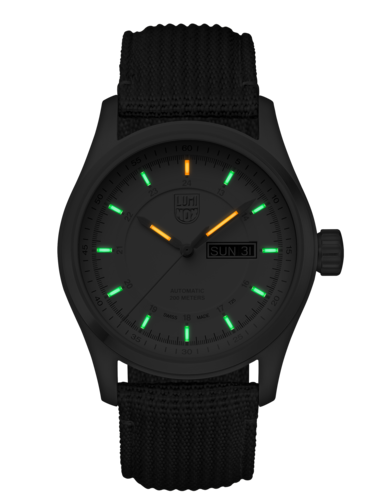 zegarek męski Luminox Atacama Field Automatic 1900 Series na pasku o zielonym kolorze