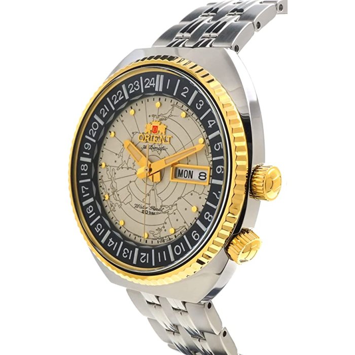 Zegarek męski Orient Revival World Map RA-AA0E01S19B