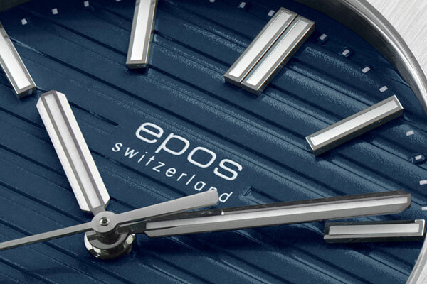 Zegarek męski z niebieską tarczą Epos Sportive 3506.132.20.16.30