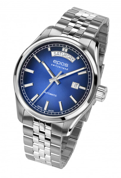 Złoty zegarek męski z czerwoną tarczą Citizen Tsuyoza NJ0153-82X