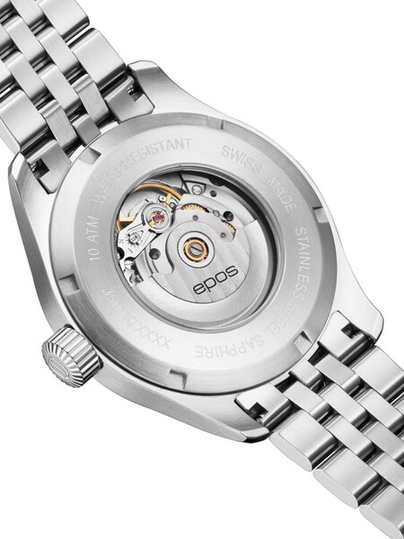 Zegarek męski z zieloną tarczą Epos Passion 3501.132.20.13.30