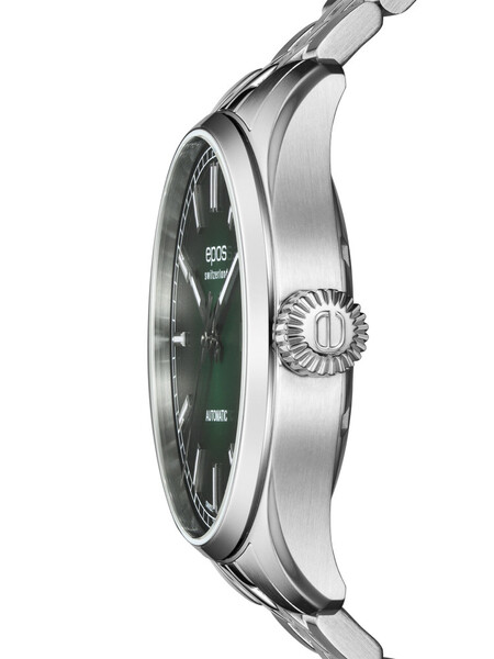 Zegarek męski z zieloną tarczą Epos Passion 3501.132.20.13.30