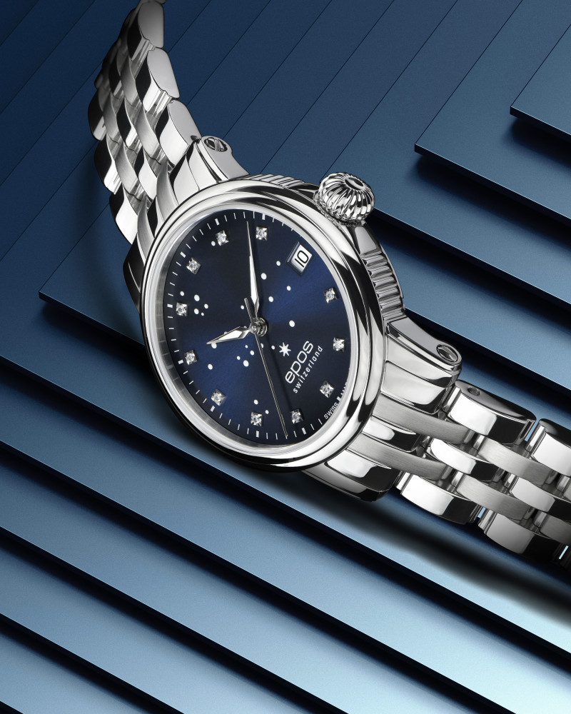 Zegarek damski na bransolecie Epos EPOS Ladies North Star 4390.152.20.96.30