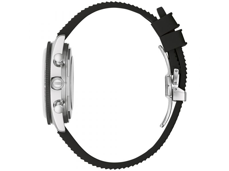 Zegarek nurkowy o wodoszczelności do 60 atmosfer z szarą tarczą na meshowej bransolecie w srebrnym kolorze Squale MATICXSA.ME22